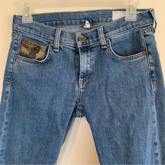 Rag & Bone Dre Low Rise Slim Jeans - Picture 8 of 9